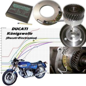 Ducati 860/900SS à couple conique/Allumage Sachse remplace le système Ducati Ellettronica d’origine